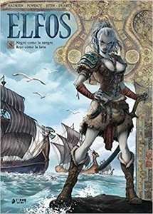 Elfos 08: negro como la sangre/ rojo como la lava