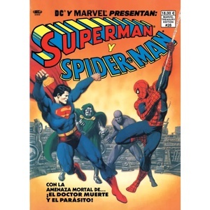 SUPERMAN Y SPIDERMAN 'DC - MARVEL TREASURY EDITION'